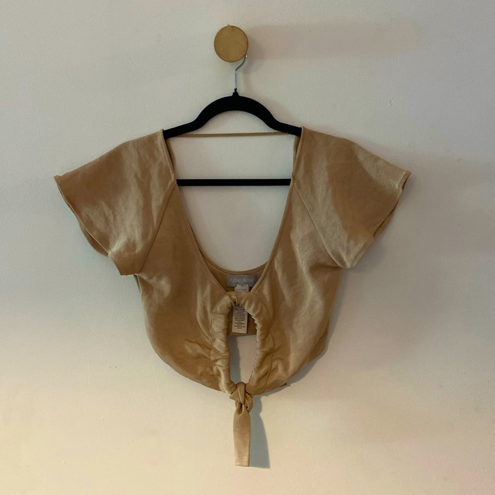 Ajaie Alain Tie Crop Top